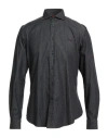 Harmont & Blaine Man Shirt Black Size L Cotton, Elastane