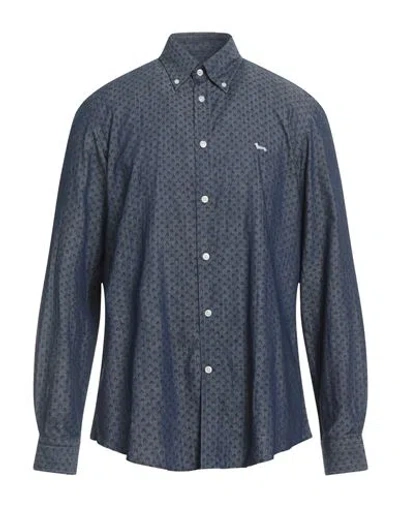 Harmont & Blaine Man Shirt Black Size Xl Cotton