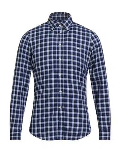 Harmont & Blaine Man Shirt Blue Size 3xl Cotton