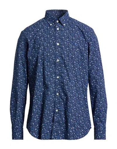Harmont & Blaine Man Shirt Blue Size 3xl Cotton