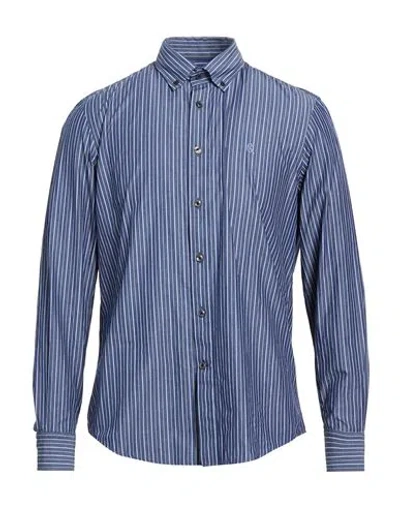 Harmont & Blaine Man Shirt Blue Size 3xl Cotton