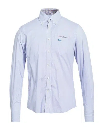 Harmont & Blaine Man Shirt Blue Size 3xl Cotton