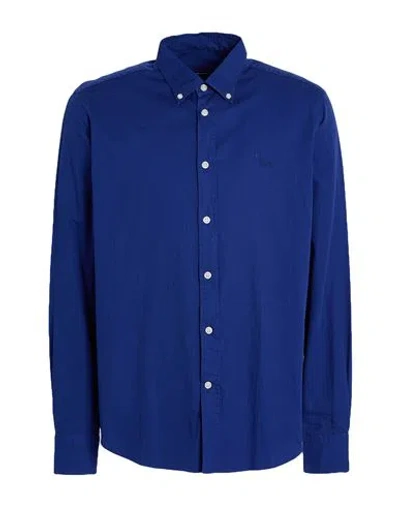 Harmont & Blaine Man Shirt Blue Size L Cotton