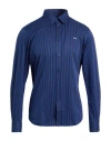 Harmont & Blaine Man Shirt Blue Size L Cotton In Blue