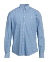 Harmont & Blaine Man Shirt Blue Size L Cotton