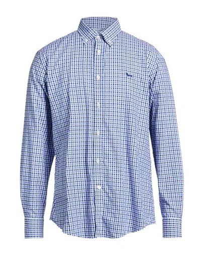 Harmont & Blaine Man Shirt Blue Size Xxl Cotton