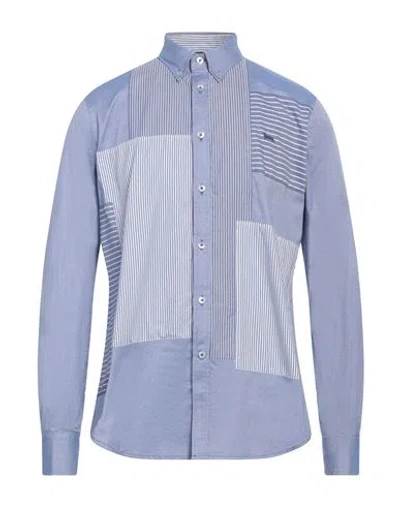 Harmont & Blaine Man Shirt Blue Size Xxl Cotton