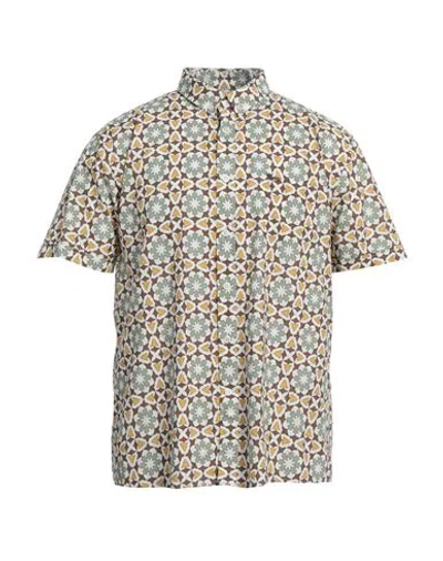 Harmont & Blaine Man Shirt Brown Size L Cotton