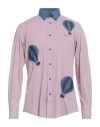 Harmont & Blaine Man Shirt Burgundy Size 3xl Cotton, Polyester, Elastane In Multi