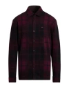 Harmont & Blaine Man Shirt Burgundy Size L Cotton In Red