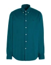 Harmont & Blaine Man Shirt Deep Teal Size 3xl Cotton In Green