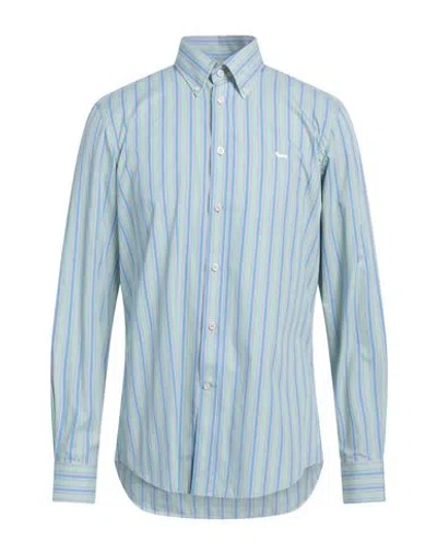 Harmont & Blaine Man Shirt Grey Size L Cotton In Grey