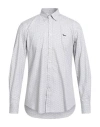 Harmont & Blaine Man Shirt Grey Size Xl Cotton In Gray