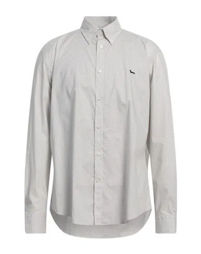 Harmont & Blaine Man Shirt Ivory Size Xl Cotton In White