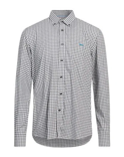 Harmont & Blaine Man Shirt Lead Size 3xl Cotton In Gray