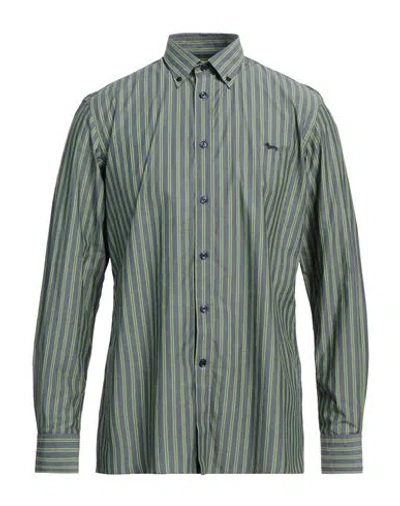 Harmont & Blaine Man Shirt Lead Size Xxl Cotton In Grey