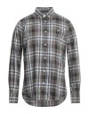 Harmont & Blaine Jeans Man Shirt Lead Size Xxl Cotton In Grey