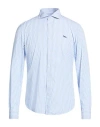 Harmont & Blaine Man Shirt Light Blue Size Xl Cotton In Blue