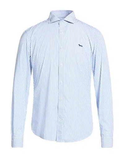 HARMONT & BLAINE HARMONT & BLAINE MAN SHIRT LIGHT BLUE SIZE XL COTTON