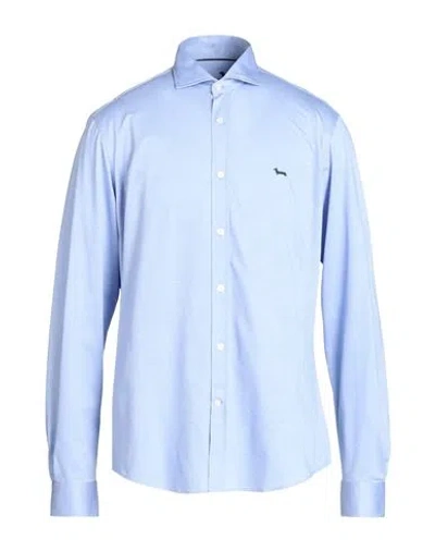 HARMONT & BLAINE HARMONT & BLAINE MAN SHIRT LIGHT BLUE SIZE S COTTON