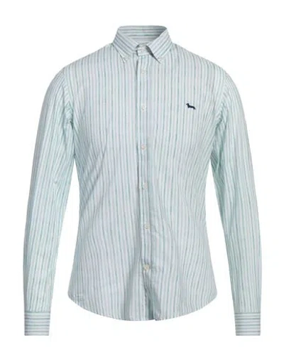 Harmont & Blaine Man Shirt Light Green Size 3xl Cotton