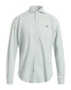 Harmont & Blaine Man Shirt Light Green Size Xxl Cotton