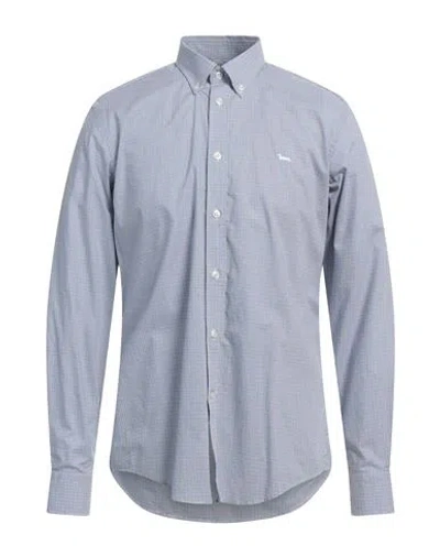 Harmont & Blaine Man Shirt Light Purple Size L Cotton In Gray