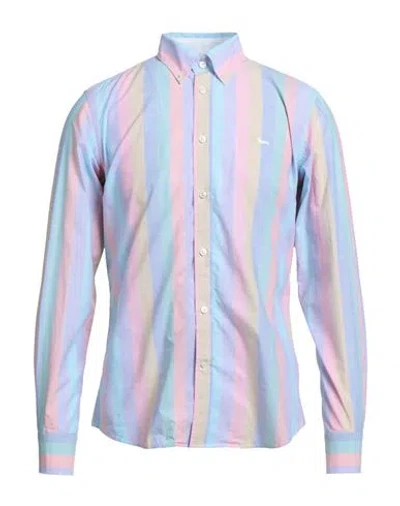 Harmont & Blaine Man Shirt Lilac Size Xxl Cotton