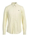 Harmont & Blaine Man Shirt Lime Green Size 3xl Cotton In Yellow