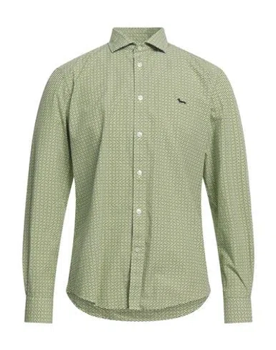 Harmont & Blaine Man Shirt Lime Green Size Xxl Cotton