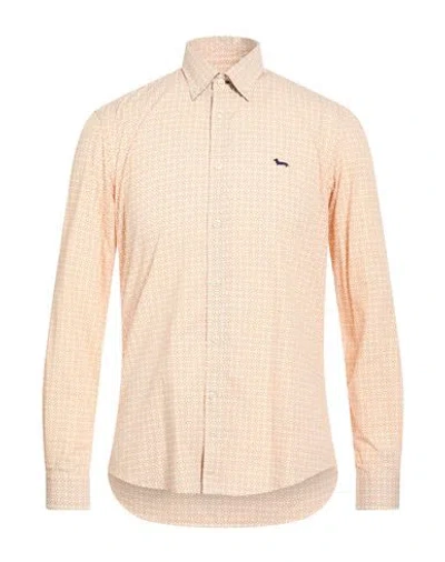 Harmont & Blaine Man Shirt Mandarin Size M Cotton In Pink