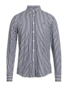 Harmont & Blaine Man Shirt Midnight Blue Size M Cotton