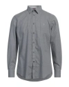 Harmont & Blaine Man Shirt Midnight Blue Size S Cotton In Blue