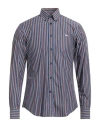 Harmont & Blaine Man Shirt Midnight Blue Size 4xl Cotton