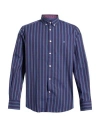 Harmont & Blaine Man Shirt Midnight Blue Size Xl Cotton In Blue