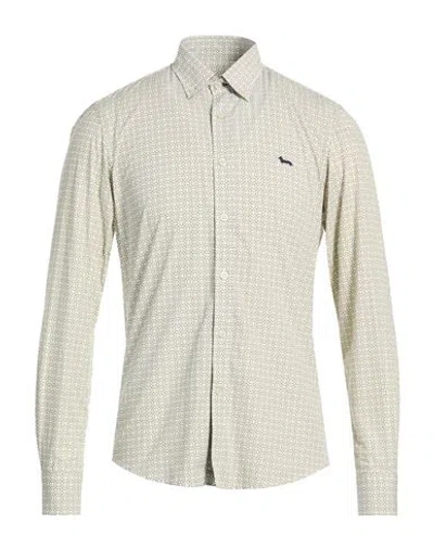 Harmont & Blaine Man Shirt Military Green Size S Cotton