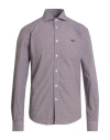 Harmont & Blaine Man Shirt Navy Size 3xl Cotton In Purple