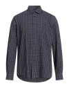 Harmont & Blaine Man Shirt Navy Size L Cotton In Blue