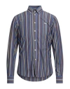 Harmont & Blaine Man Shirt Navy Size Xs Cotton In Blue