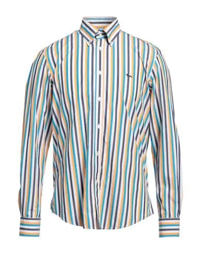 Harmont & Blaine Man Shirt Orange Size Xxl Cotton