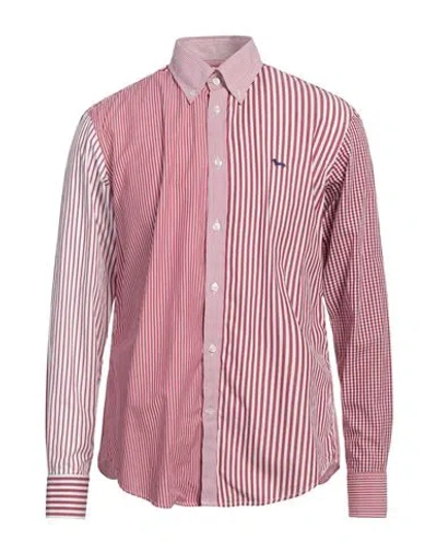 Harmont & Blaine Man Shirt Red Size L Cotton