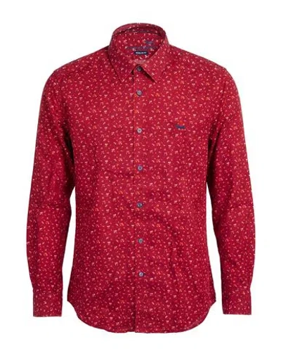 Harmont & Blaine Man Shirt Red Size M Cotton