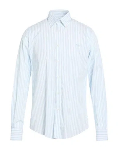 Harmont & Blaine Man Shirt Sky Blue Size Xxl Cotton