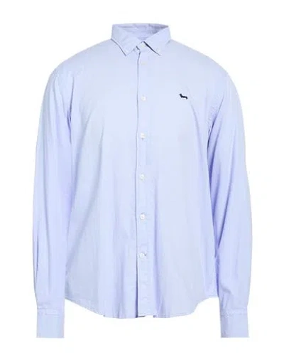 Harmont & Blaine Man Shirt Sky Blue Size Xxl Cotton