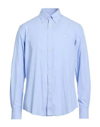 Harmont & Blaine Man Shirt Sky Blue Size Xxl Cotton