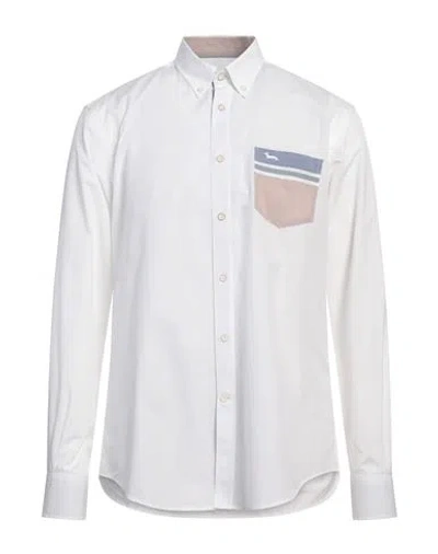 Harmont & Blaine Man Shirt White Size L Cotton