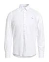 Harmont & Blaine Man Shirt White Size M Cotton In White