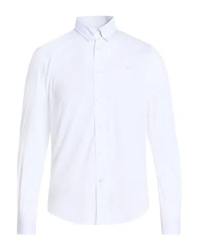 Harmont & Blaine Man Shirt White Size S Cotton, Elastane