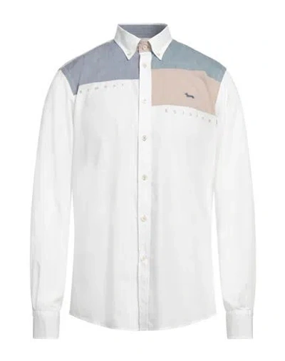 Harmont & Blaine Man Shirt White Size M Cotton