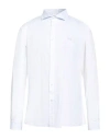Harmont & Blaine Man Shirt White Size Xxl Cotton, Elastane